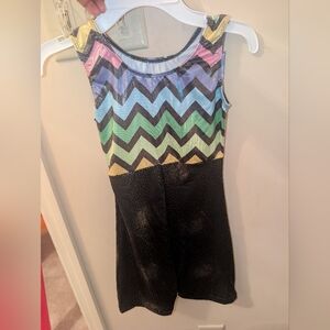 Colorful Chevron Kids One Piece